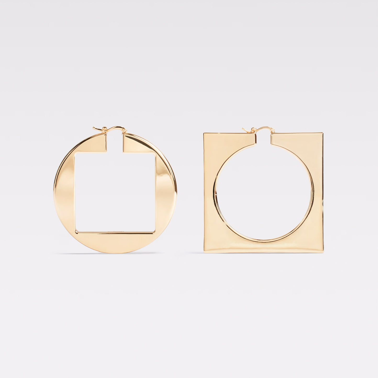 Orecchini Les Creoles Rond Carre Jacquemus