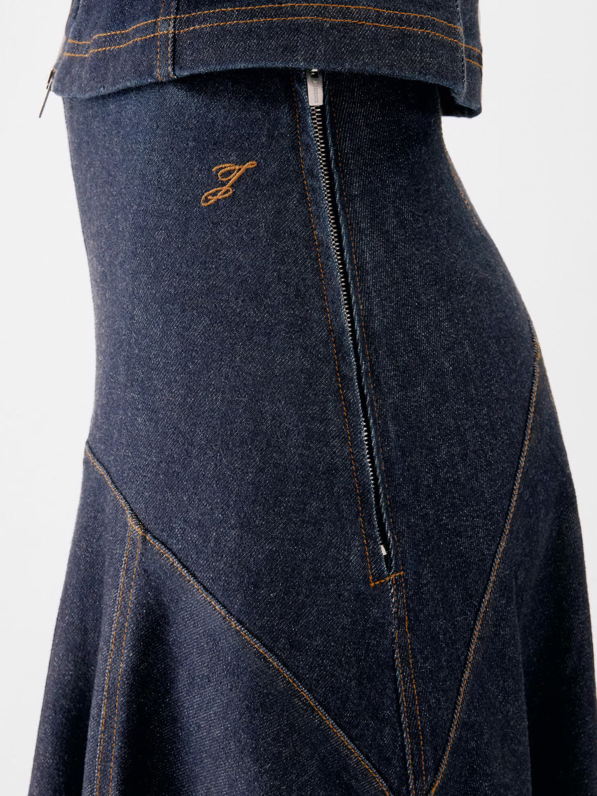 Gonna La Jupe Triangle De-Nimes Jacquemus