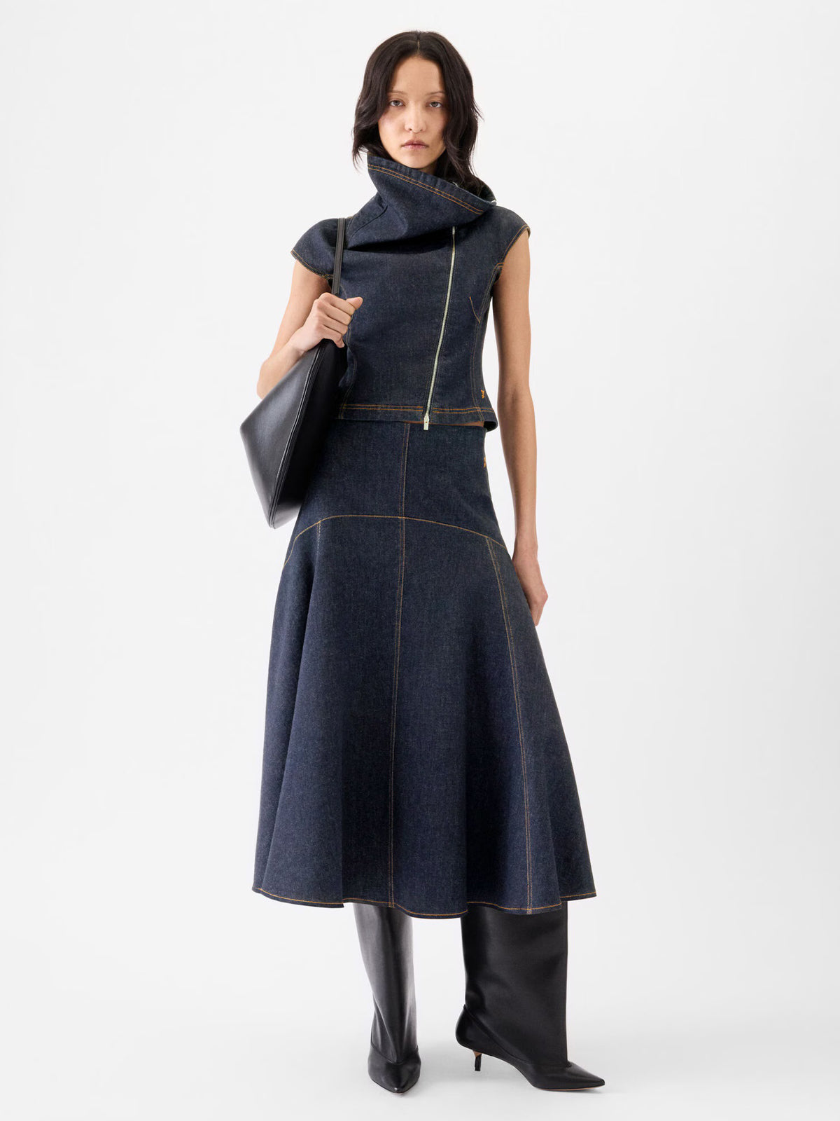 Gonna La Jupe Triangle De-Nimes Jacquemus