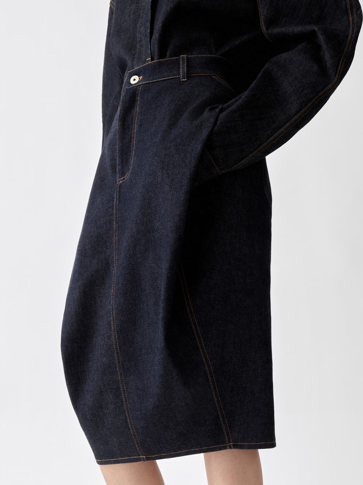 Gonna La Jupe Cubisto De-nimes Jacquemus