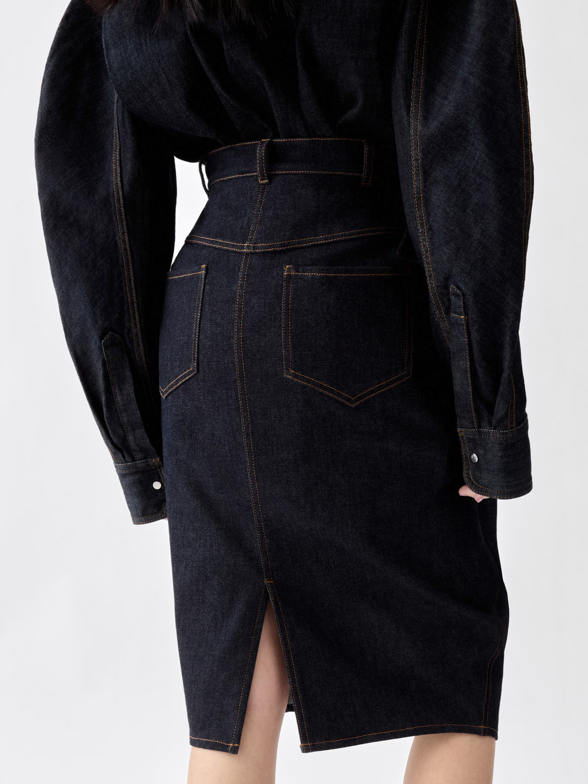 Gonna La Jupe Cubisto De-nimes Jacquemus