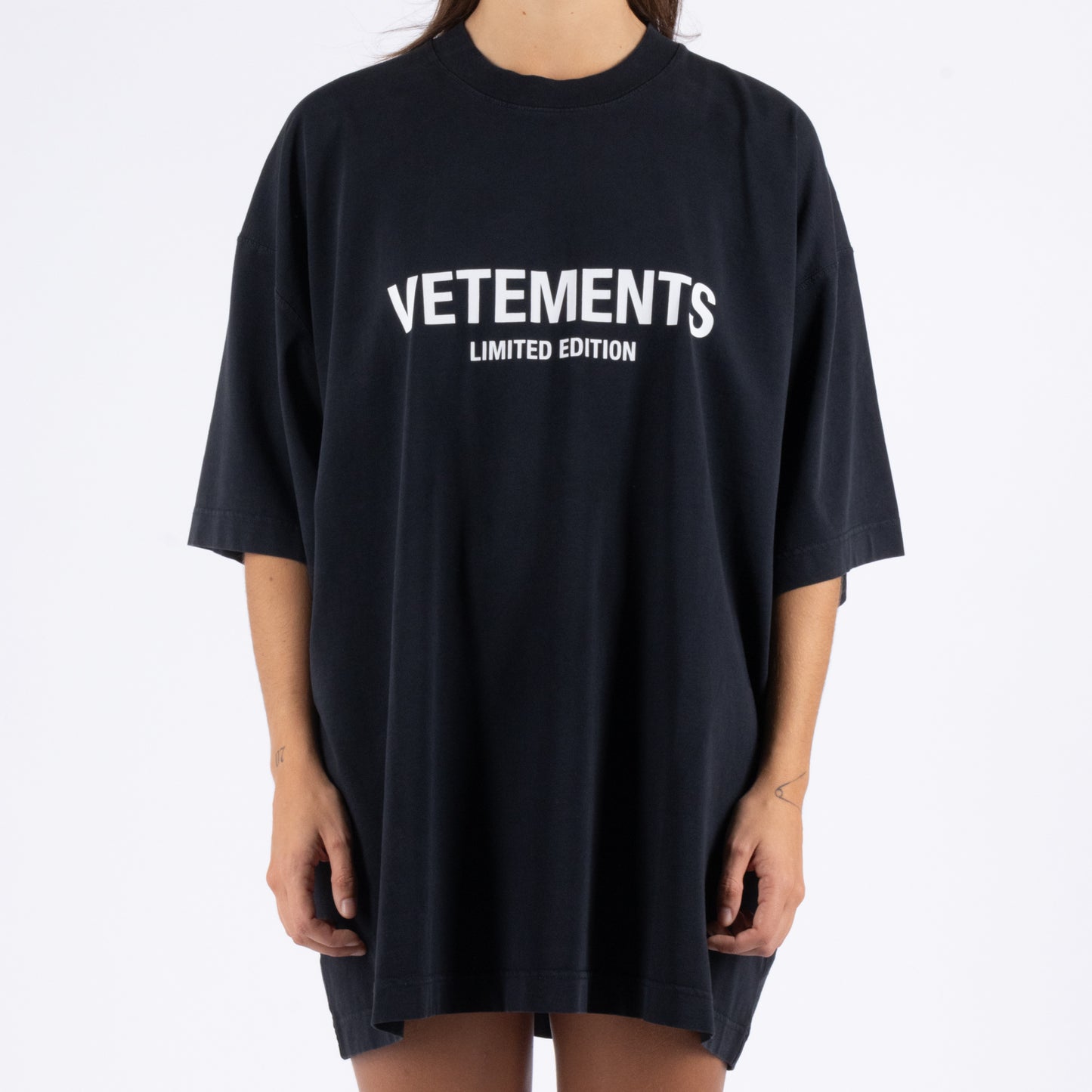 T-Shirt Con Logo Donna Vetements