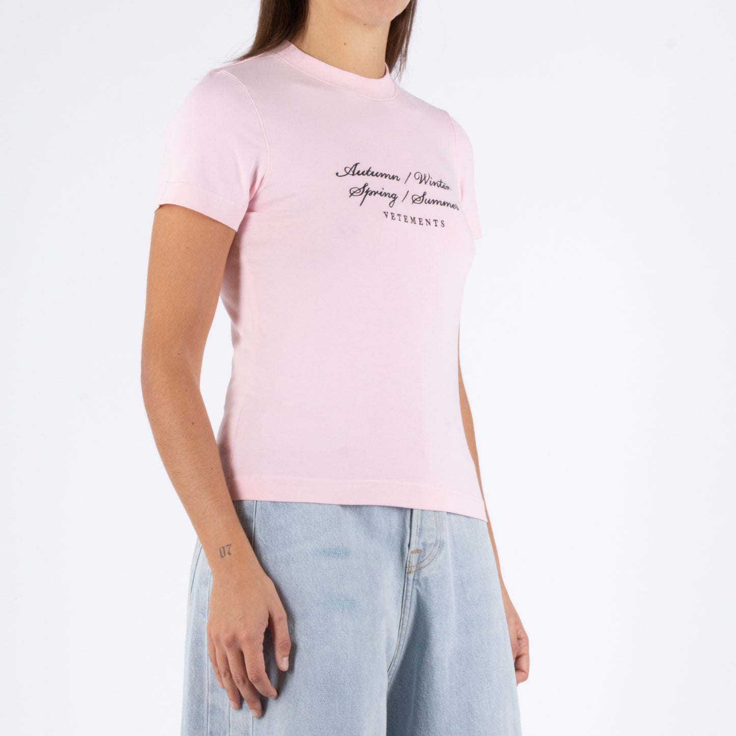 T-shirt Con Stampa Donna Vetements