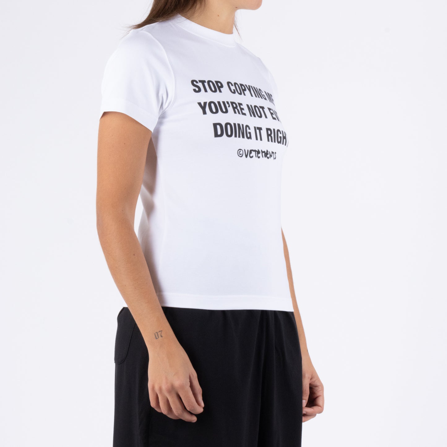 T-Shirt Con Stampa Donna Vetements